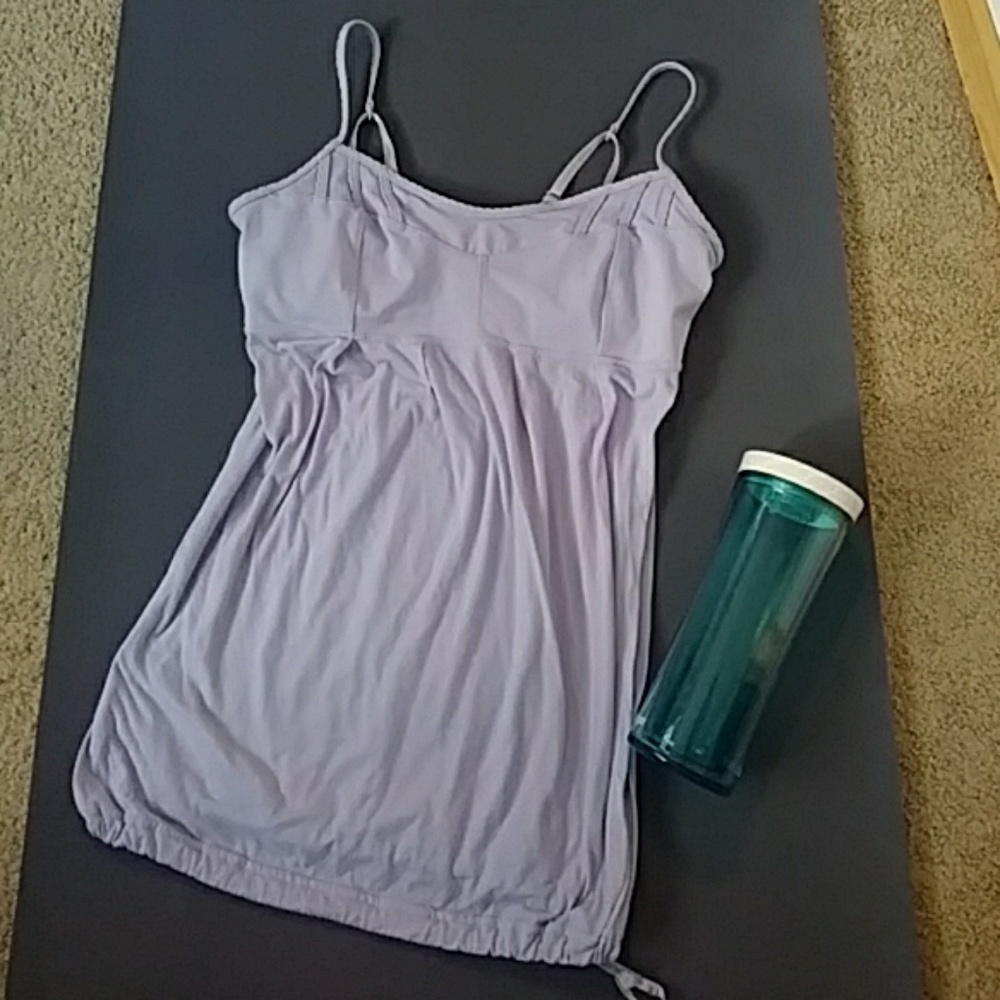 Lululemon lavender yoga top size 10 Nice condition